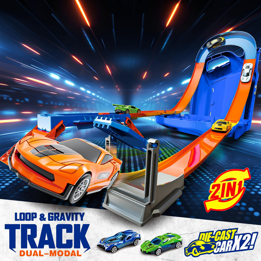 Zikhoobusik 2-in-1 track system for versatile layouts