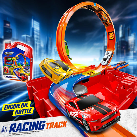Zikhoobusik two-in-one track design enabling versatile layouts for imaginative racing