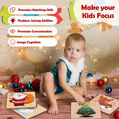 Gift-ready ZILIALAR three-piece puzzle set for holiday giving