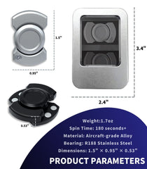 Zimdun whisper-quiet bearing detail for office-friendly use.