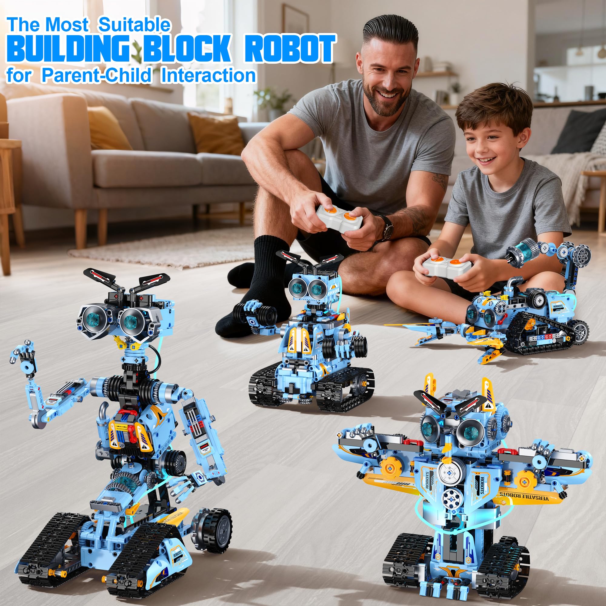 Zinat 360-degree rotation robot showcases versatile poses and smooth movement.