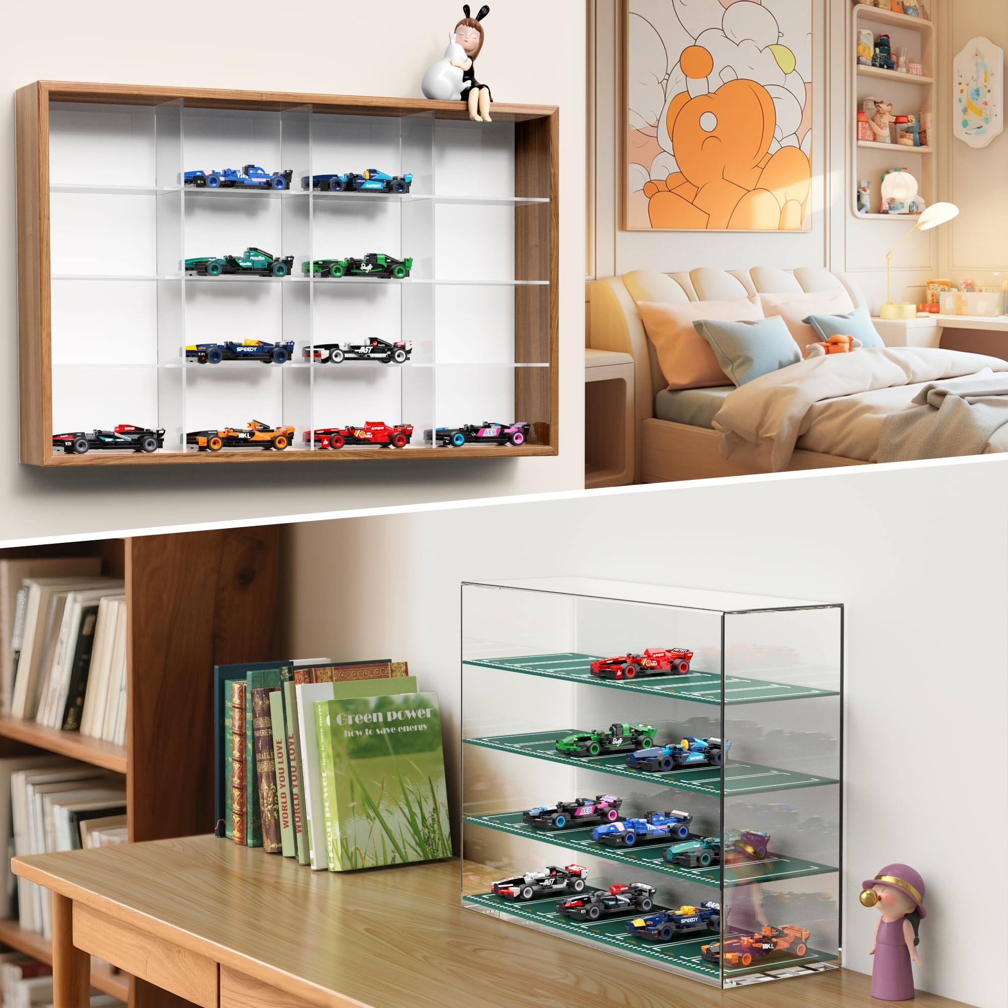 Zinat F1 race cars spoiler detail highlights realistic design elements