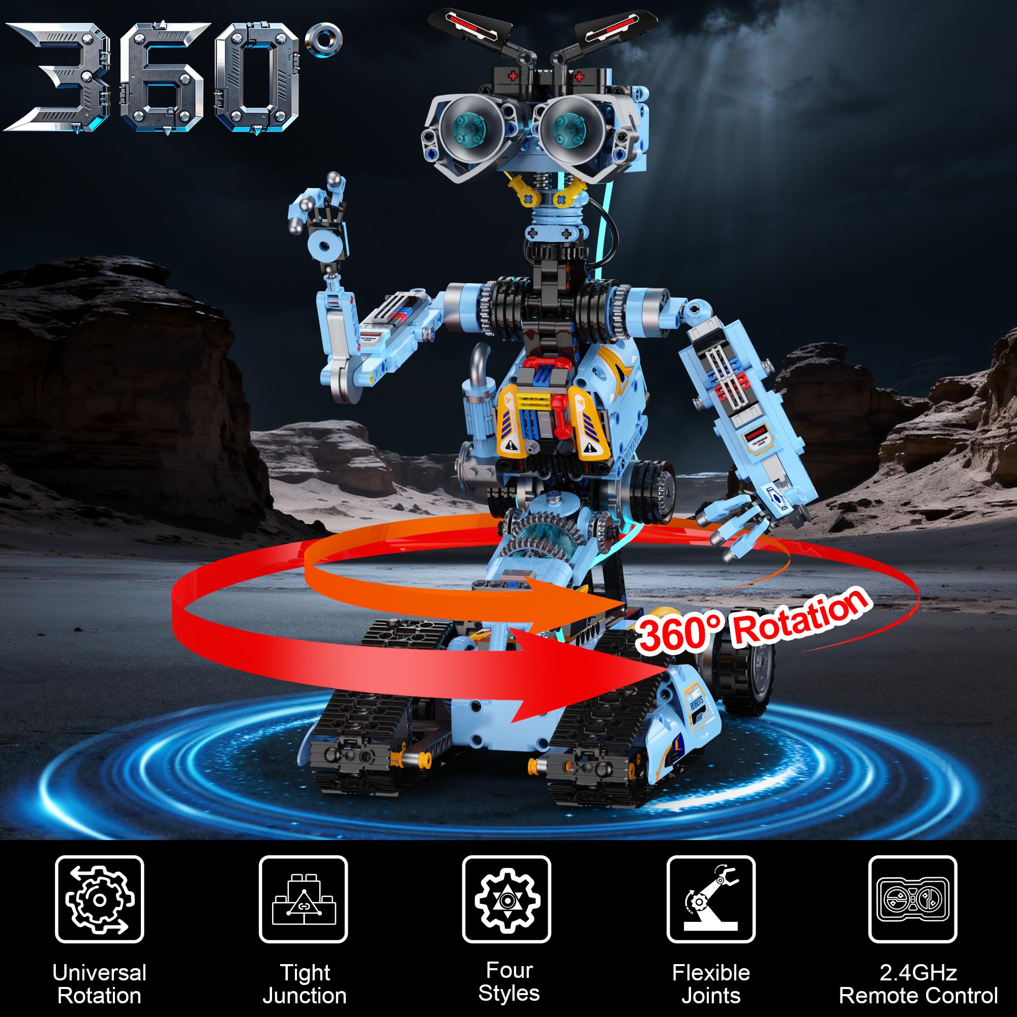 Zinat scorpion robot design encourages exploration and fine motor skill practice.