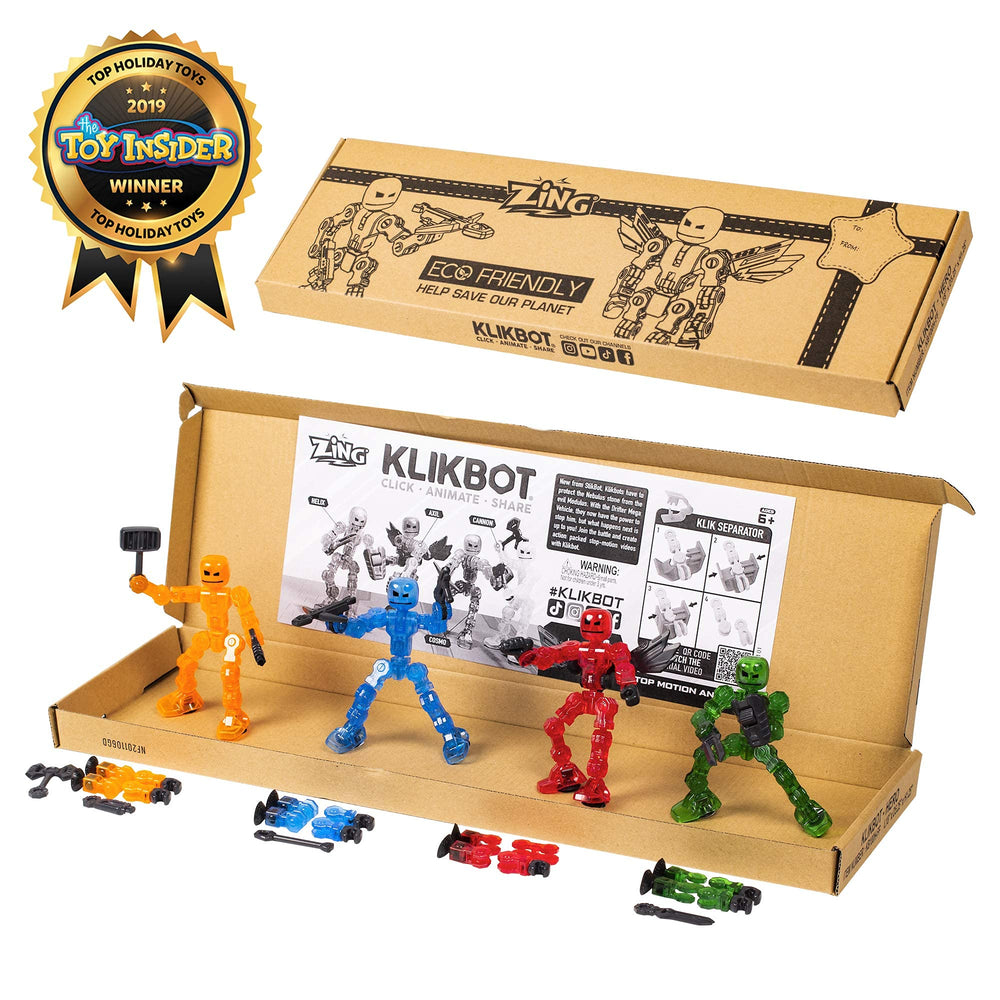 Zing Klikbot guardian weapons set enhances action-packed storytelling.