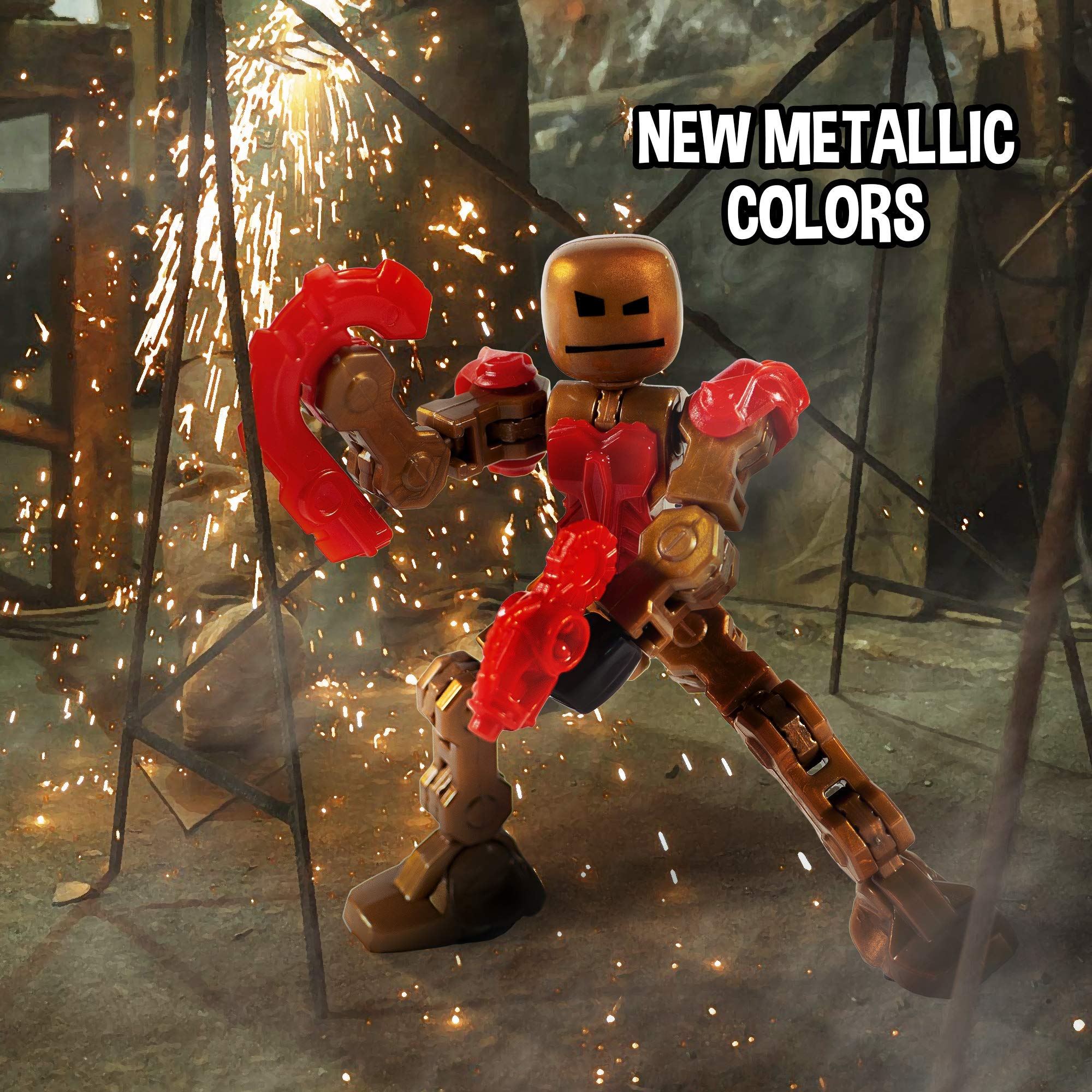 Zing Klikbot suction hands enable multiple grips during animation