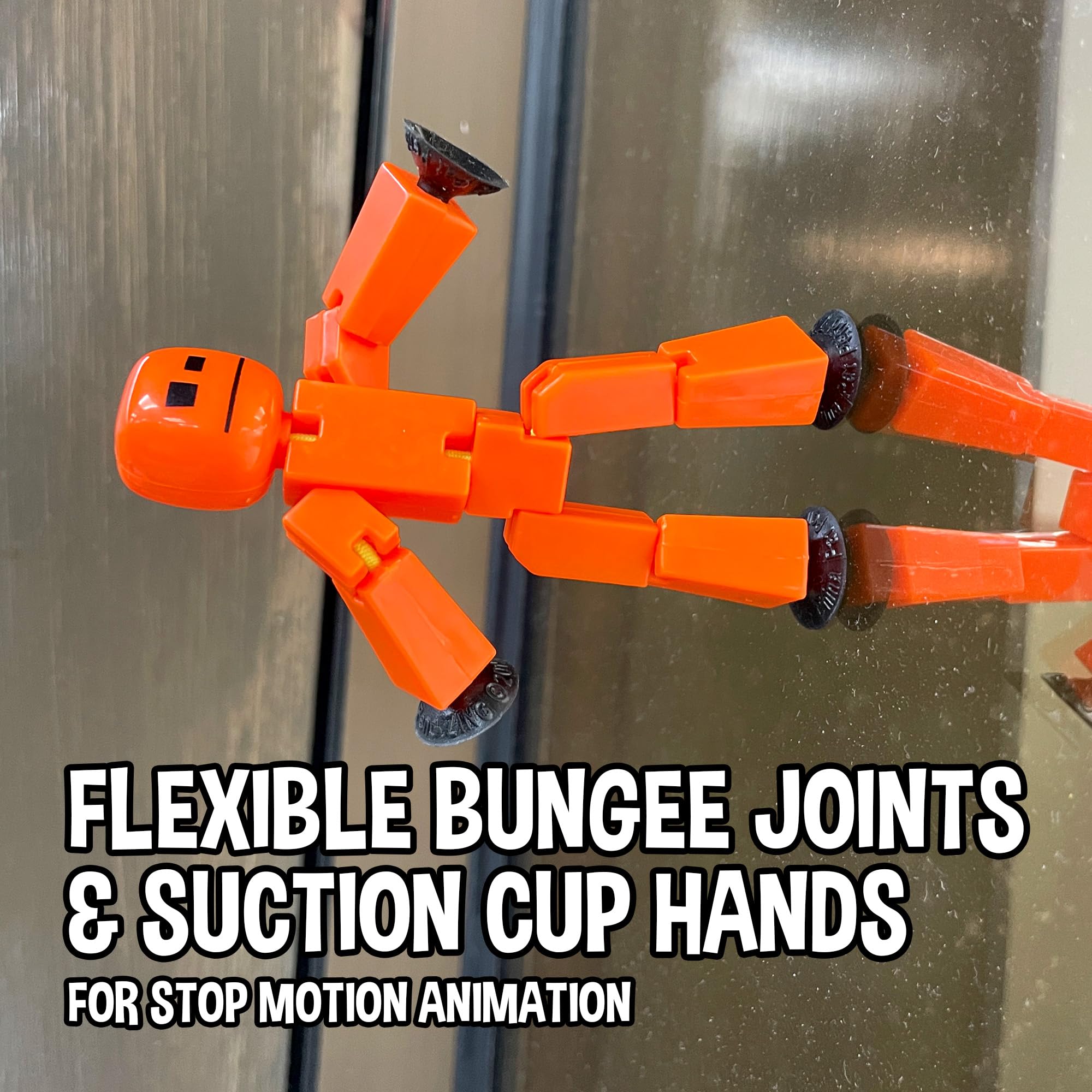 Zing StikBot Dual Pack with articulated joints for smooth poses