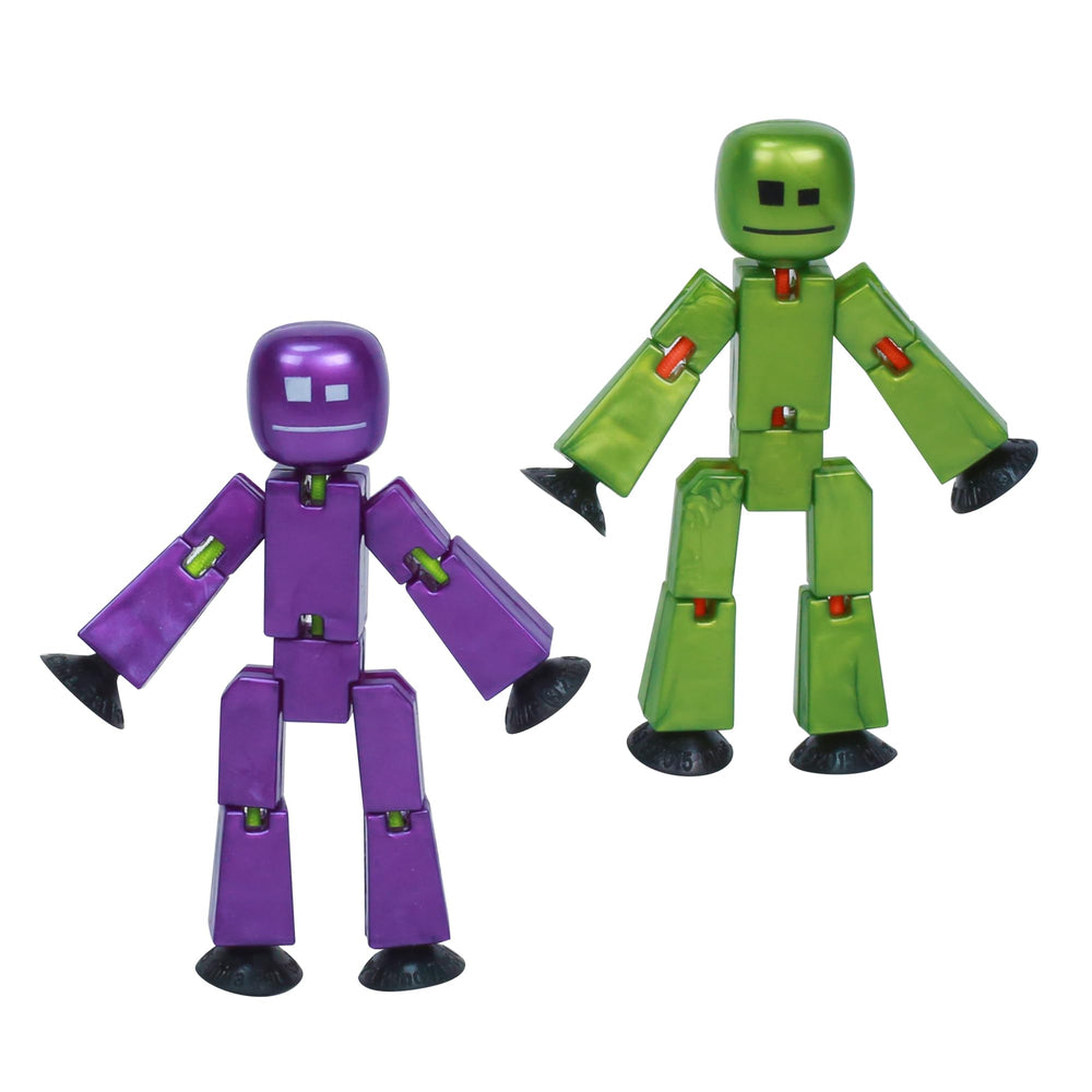Zing StikBot dual pack figures front view for creative stop motion storytelling