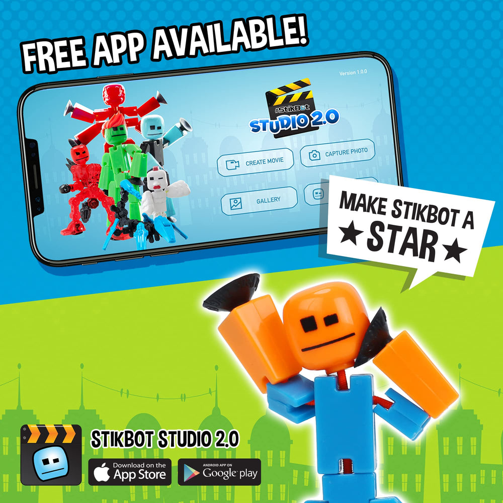 Zing Stikbot accredited STEAM toy supports creativity and learning