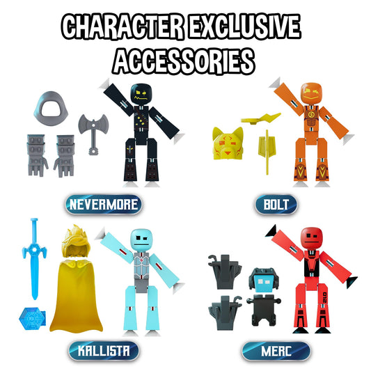 Zing StikBot Legendz Doctor Nevermore figure ideal for creative scenes.