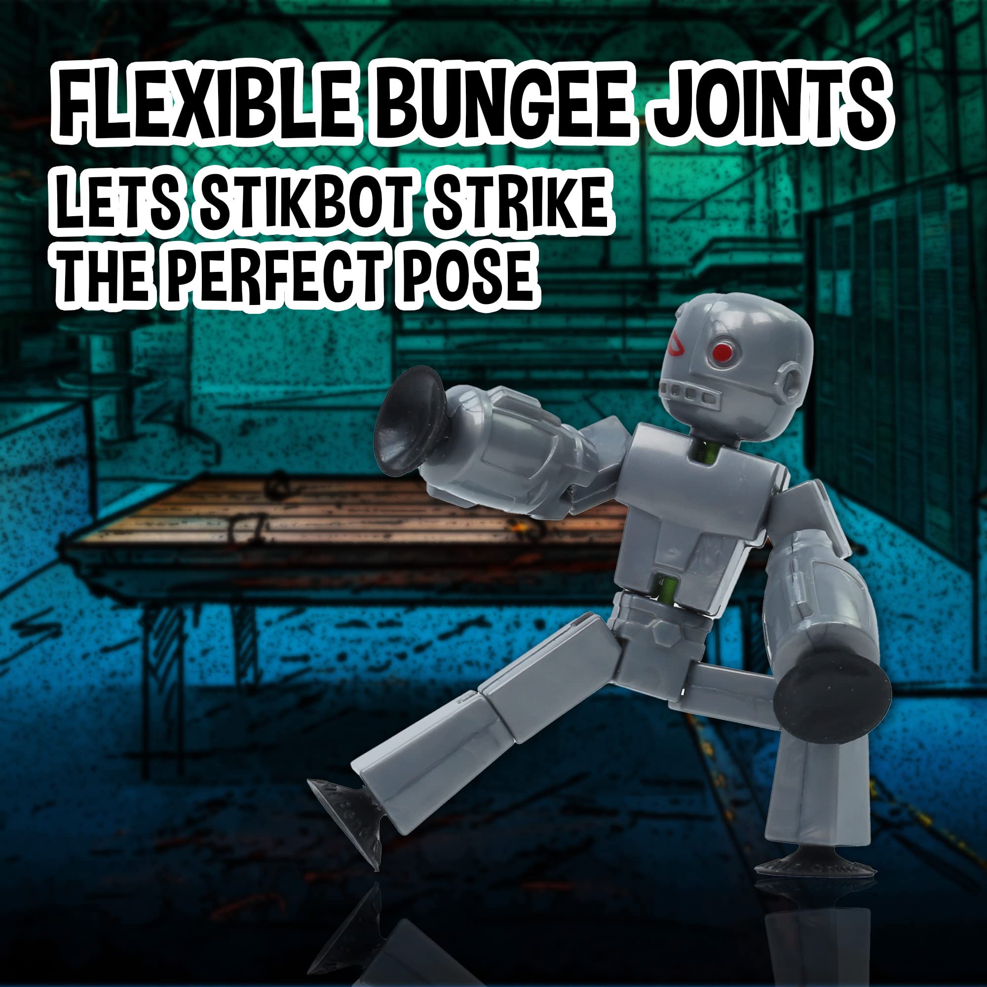 Zing Stikbot Mad Scientist figure sparks imaginative scene ideas.