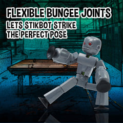Zing Stikbot Mad Scientist figure sparks imaginative scene ideas.
