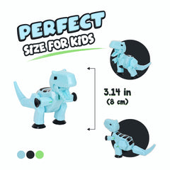 Zing StikBot Mega Dino ice blue grip supports stable frame capture during animation.