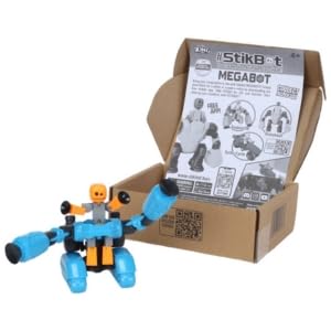 Stikbot Megabots Blue Avalanche Mega Vehicle for dynamic animation