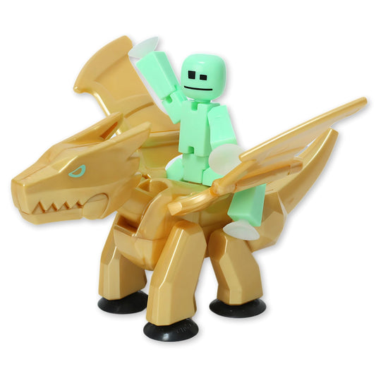 Zing StikBot Mint Green figure with poseable joints for stop-motion