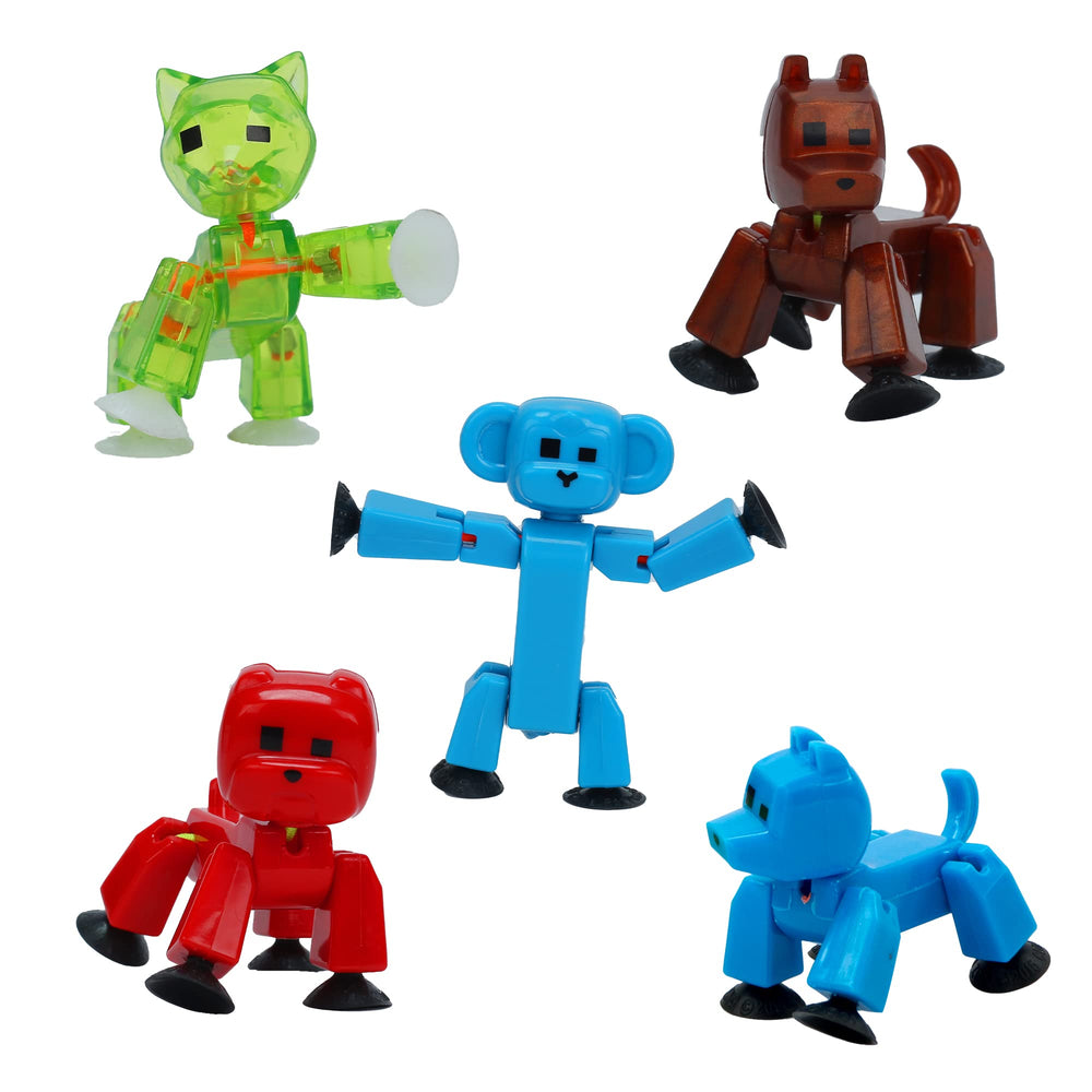Zing Stikbot Pets Cat figure ready for dynamic posing and animation