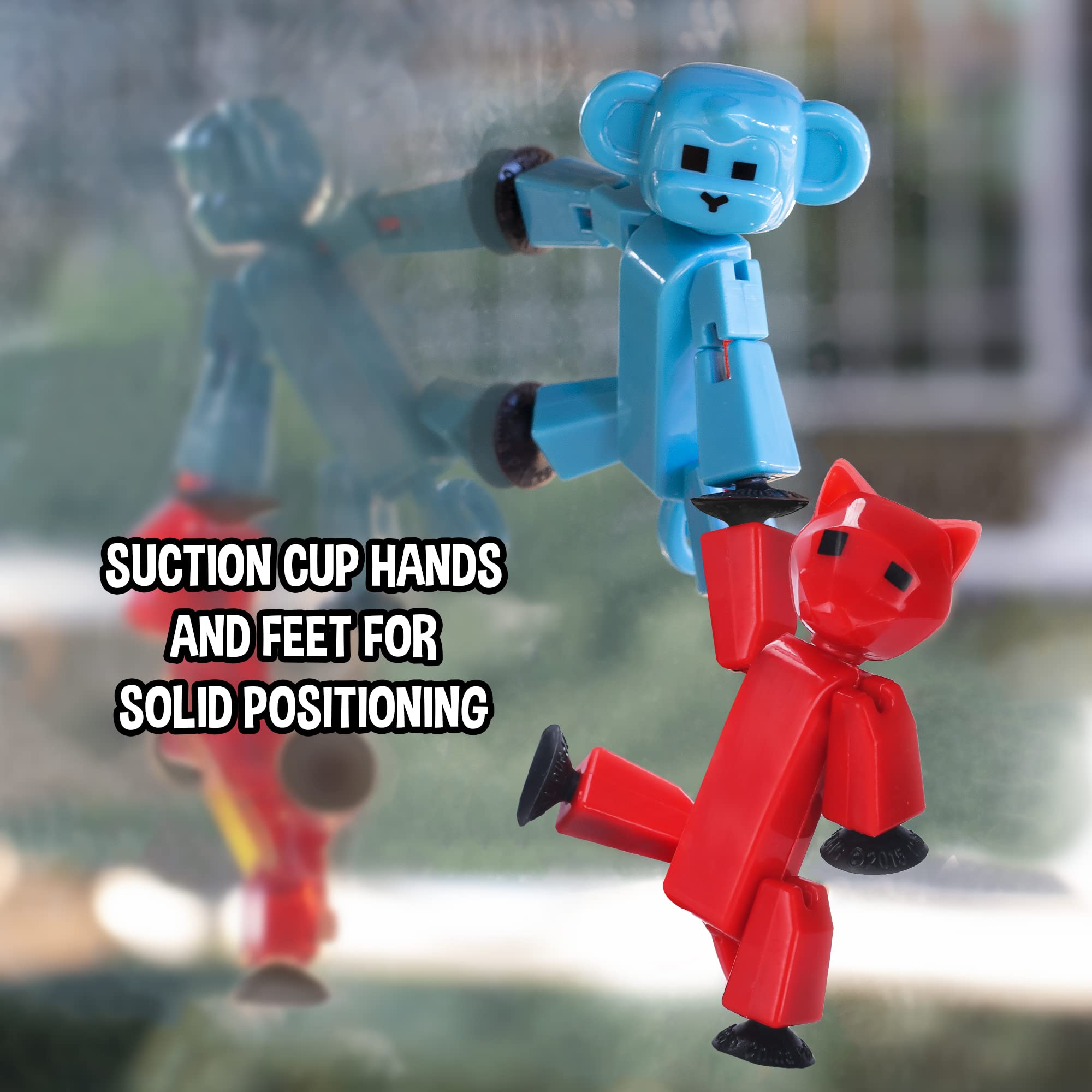 Zing Stikbot Pets Dog figure with suction cups for reliable stop-motion holds
