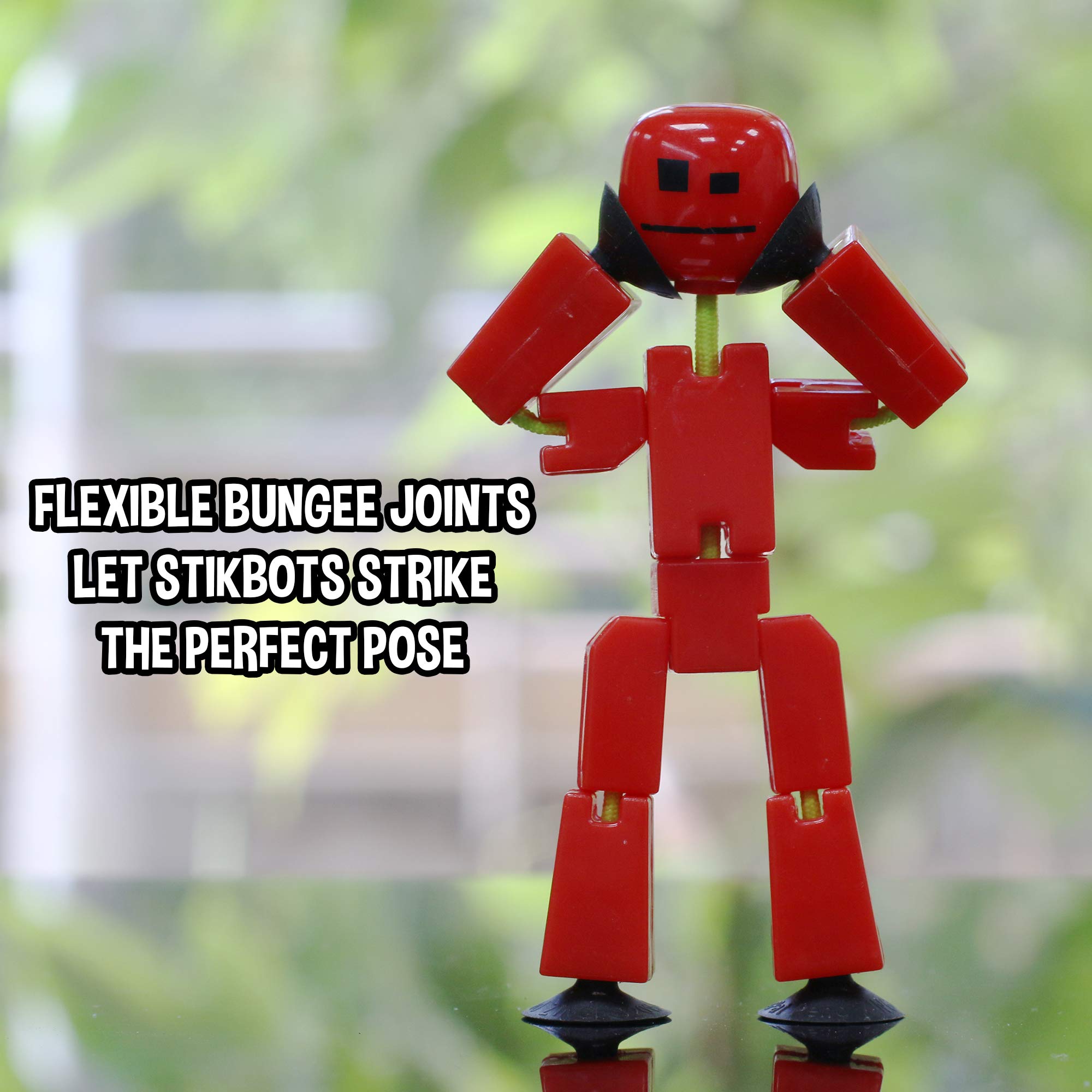 Zing Stikbot poseable bots with versatile hands and feet for dynamic poses