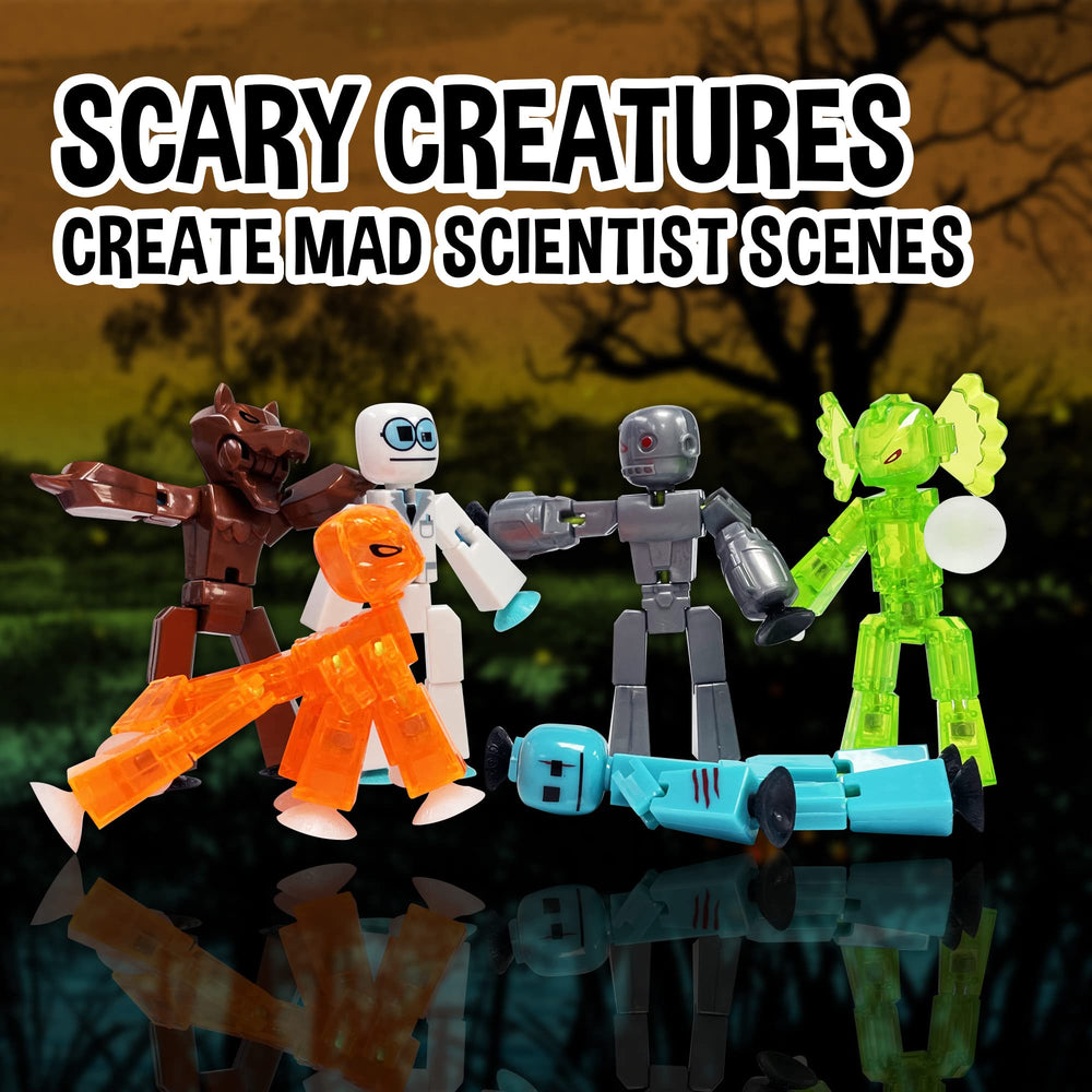 Zing Stikbot Prey figure adds tension to predator scenes.