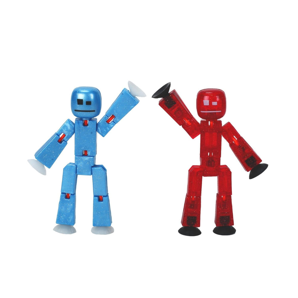 Zing StikBot Starfrost Blue figure ready for posing and storytelling.