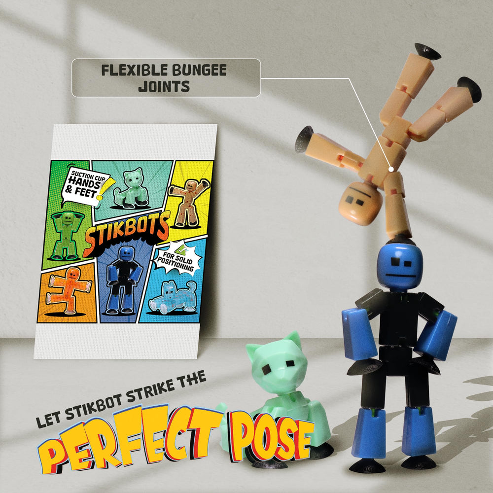Zing StikBot stop-motion app setup for filming