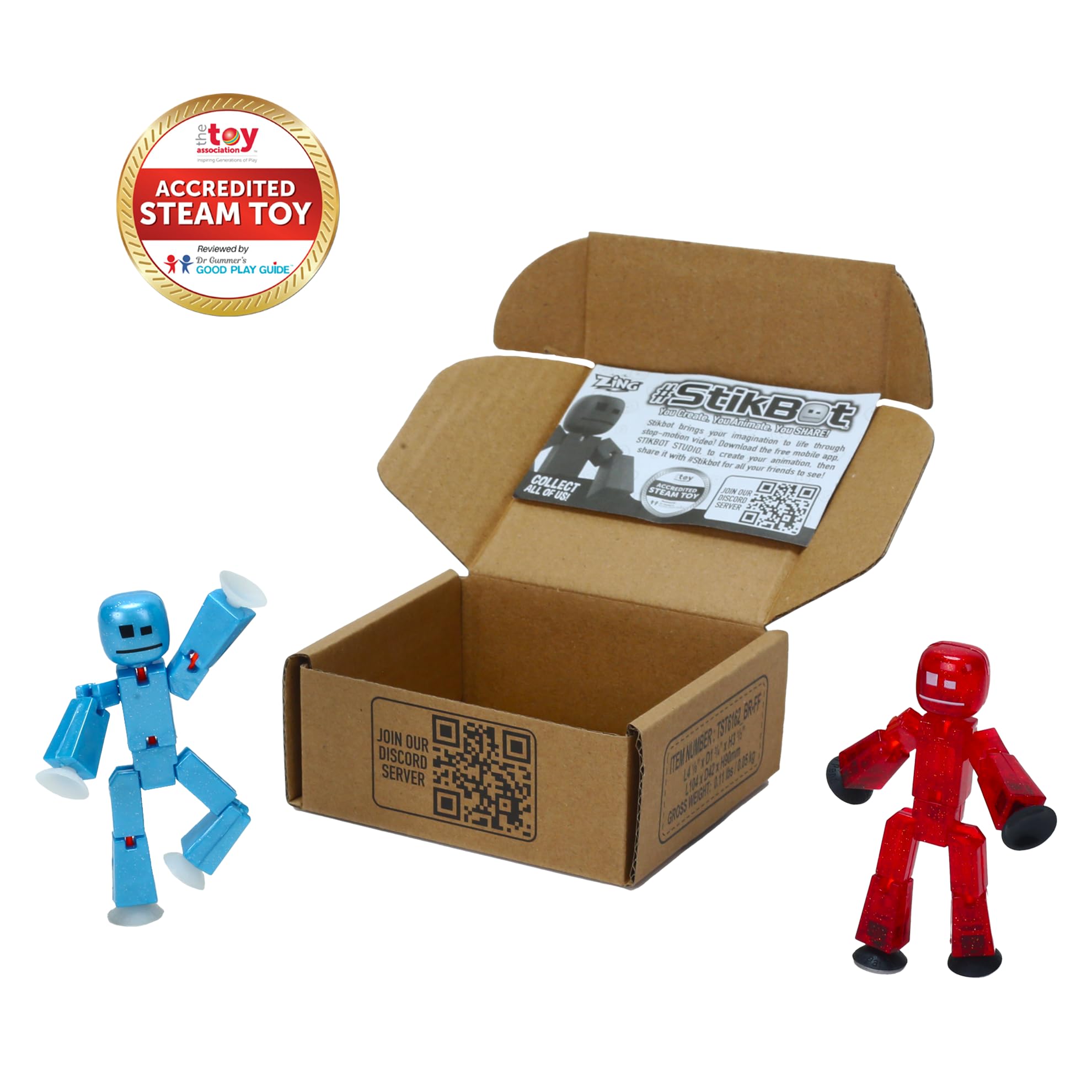 Zing StikBot Studio 2.0 app ready for stop motion projects.