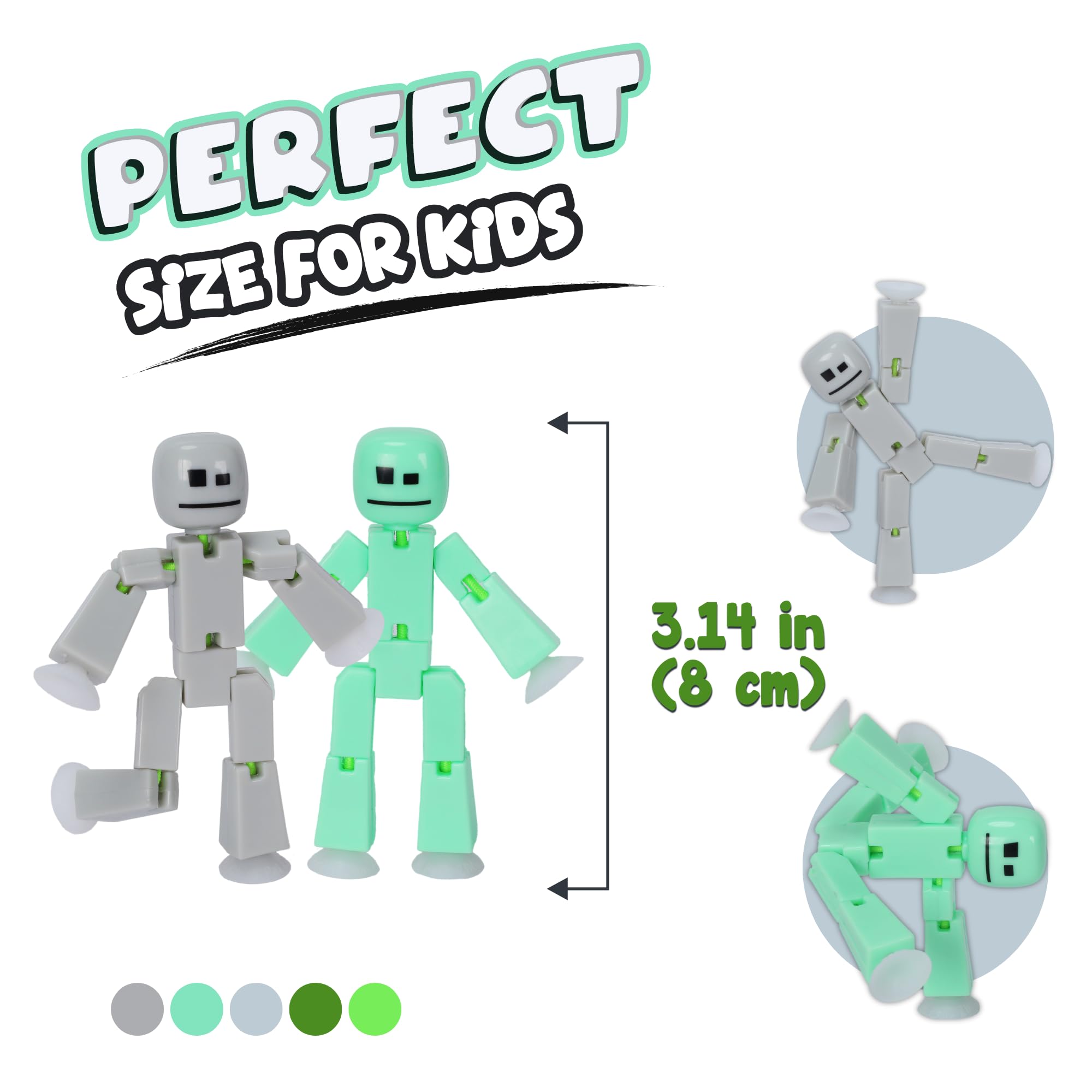 Zing StikBot tripod included for steady stop-motion filming