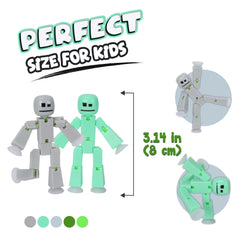 Zing StikBot tripod included for steady stop-motion filming