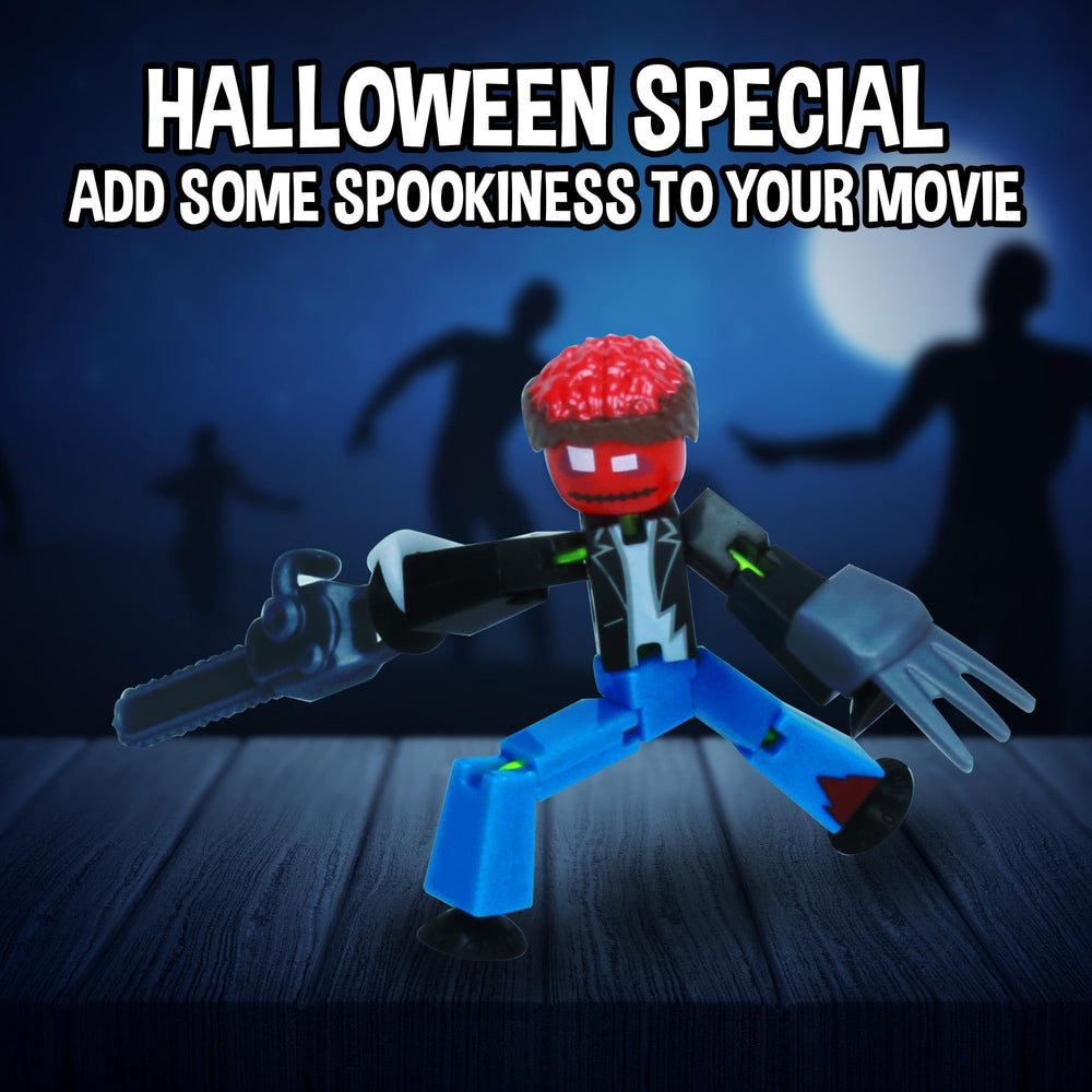 Zing StikBot zombie characters form part of a growing collectible series for play and storytelling.