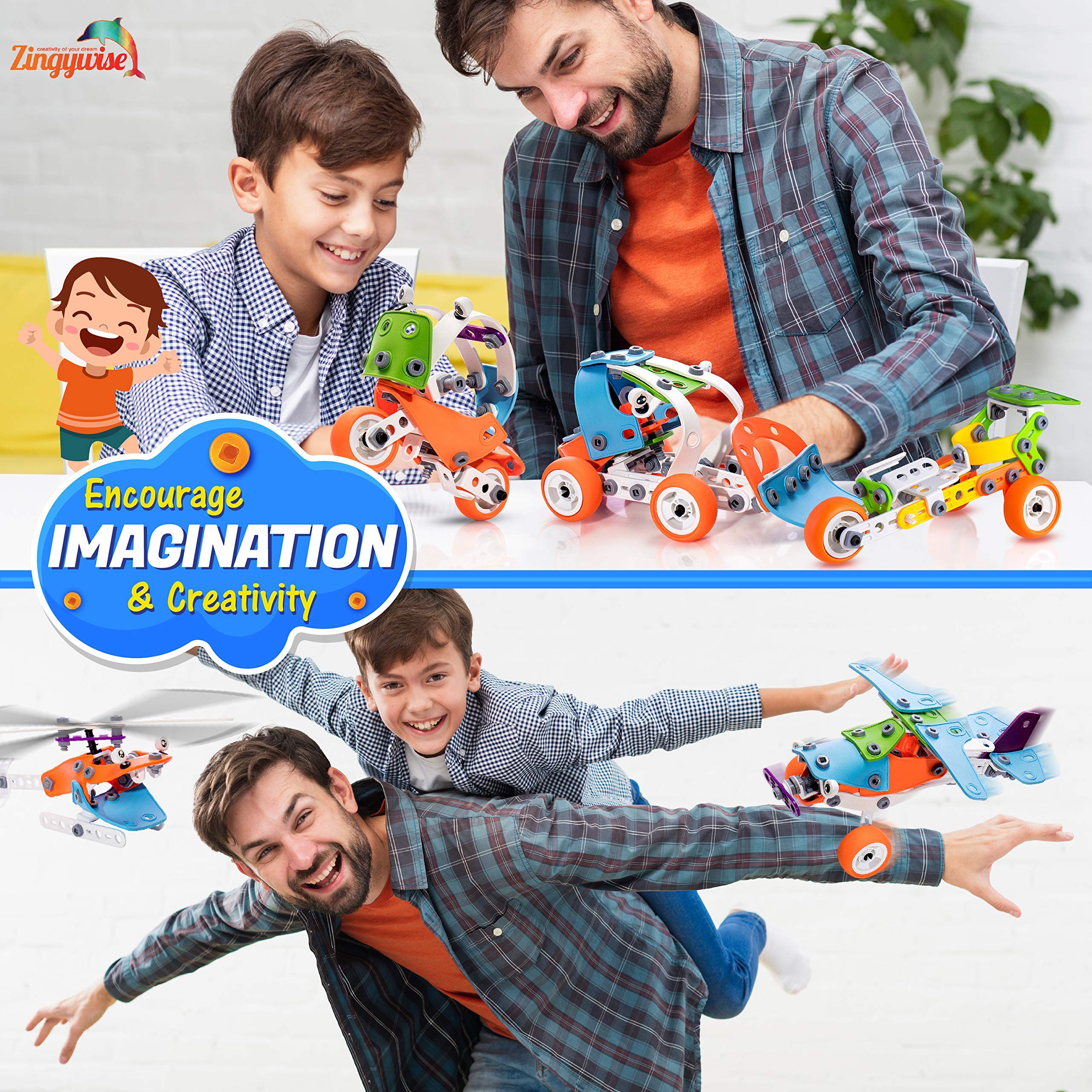 Zingywise STEM building toy bonus model adds extra challenge for curious builders