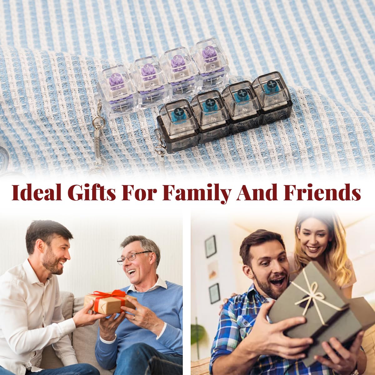 Zioyihan keyboard fidget gift for adults on birthdays or holidays