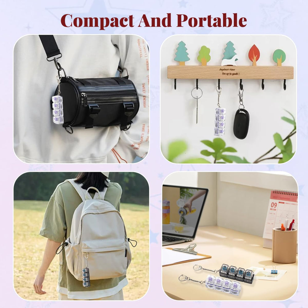 Zioyihan stress-relief gadget keychain, ideal for focus moments