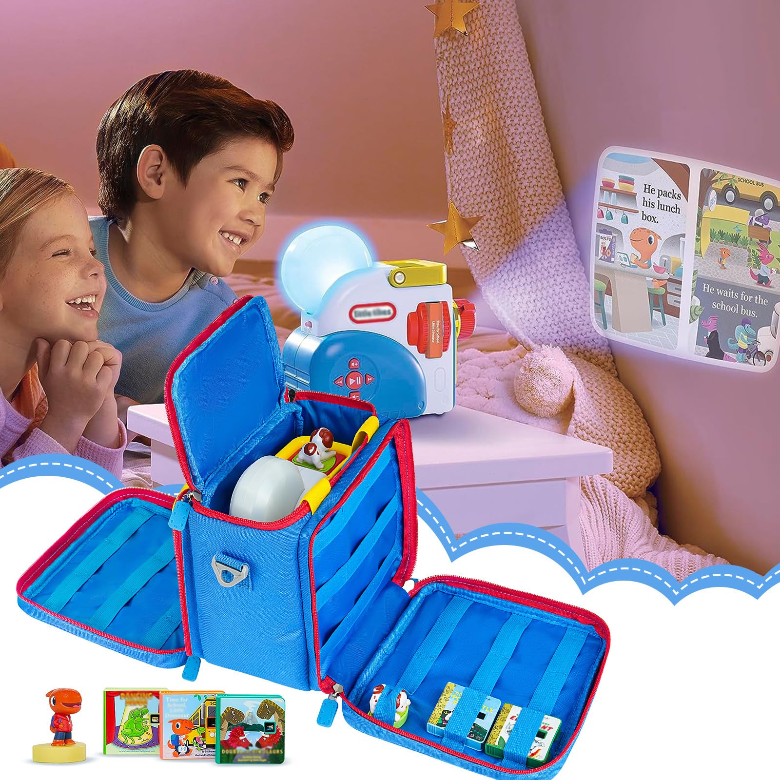 ZIOZERTT Little Tikes Story Dream Machine case travel-ready design fits suitcases and car trips