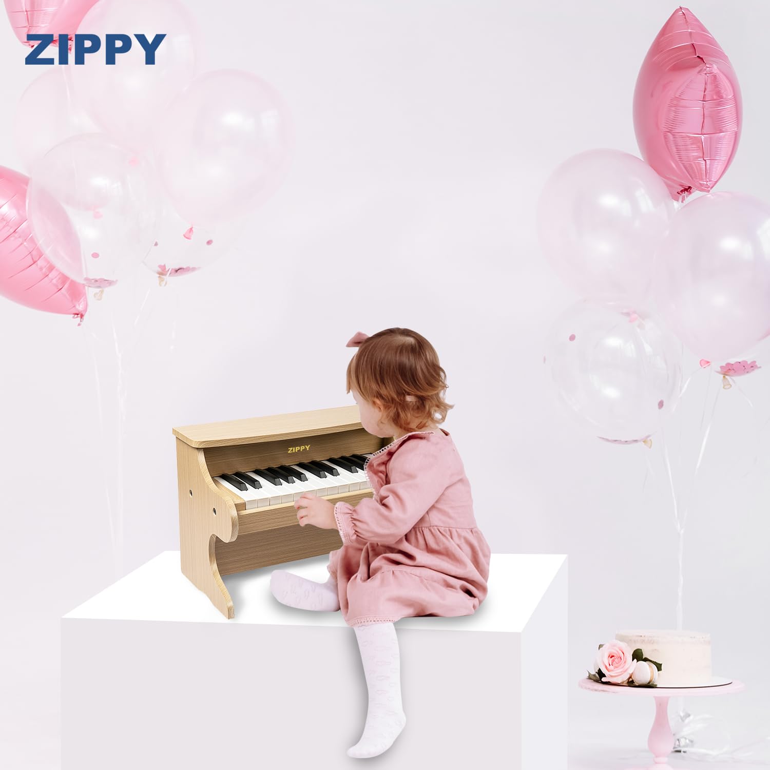 ZIPPY Kids Piano packaged as a delightful gift for toddlers and up.