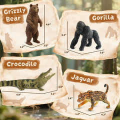 Zippytots crocodile figure for tactile play and curiosity