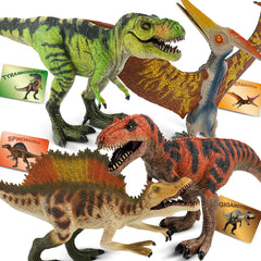Zippytots Tyrannosaurus rex figure with movable parts for lifelike play.