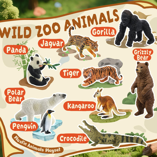 Zippytots gorilla figure for expressive storytelling and cognitive exploration