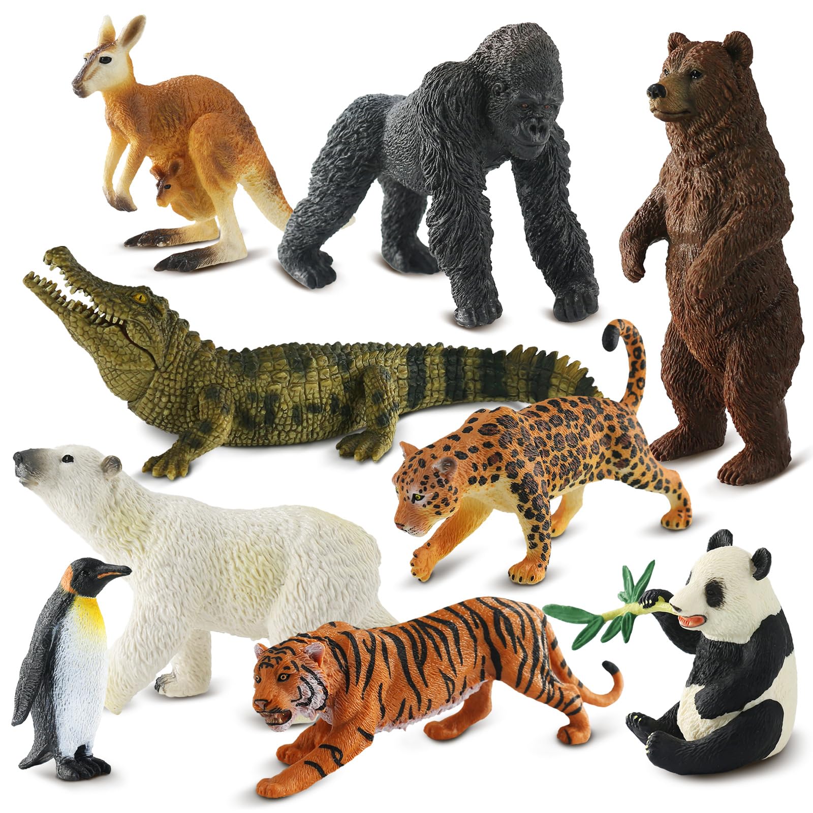 Zippytots kangaroo figure for imaginative play and vocabulary growth
