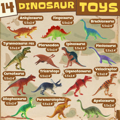 Zippytots portable metal storage box keeps your dino figures organized and ready for travel