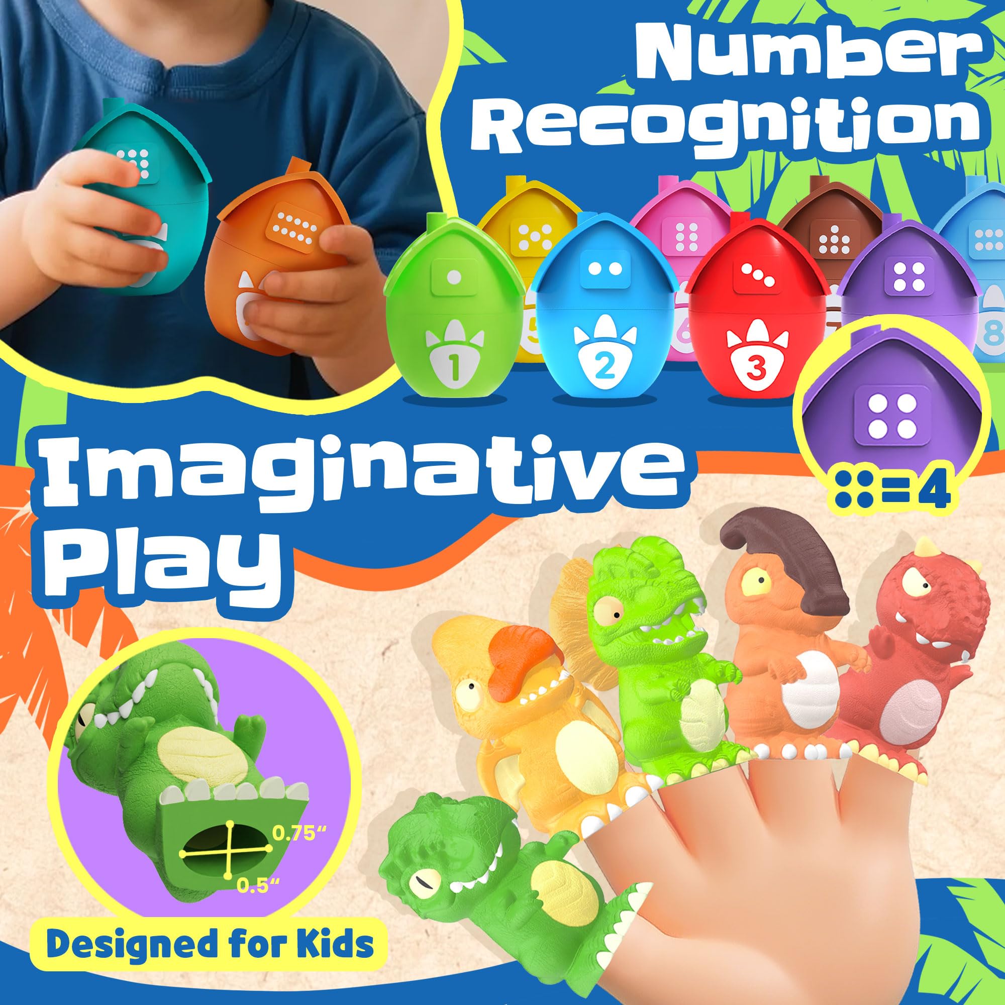 Zippytots toddler-safe dinos designed for durable, gentle hands-on play.