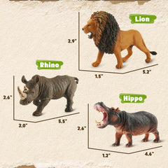 Zippytots safari zebra figurine ideal for mini safari adventures