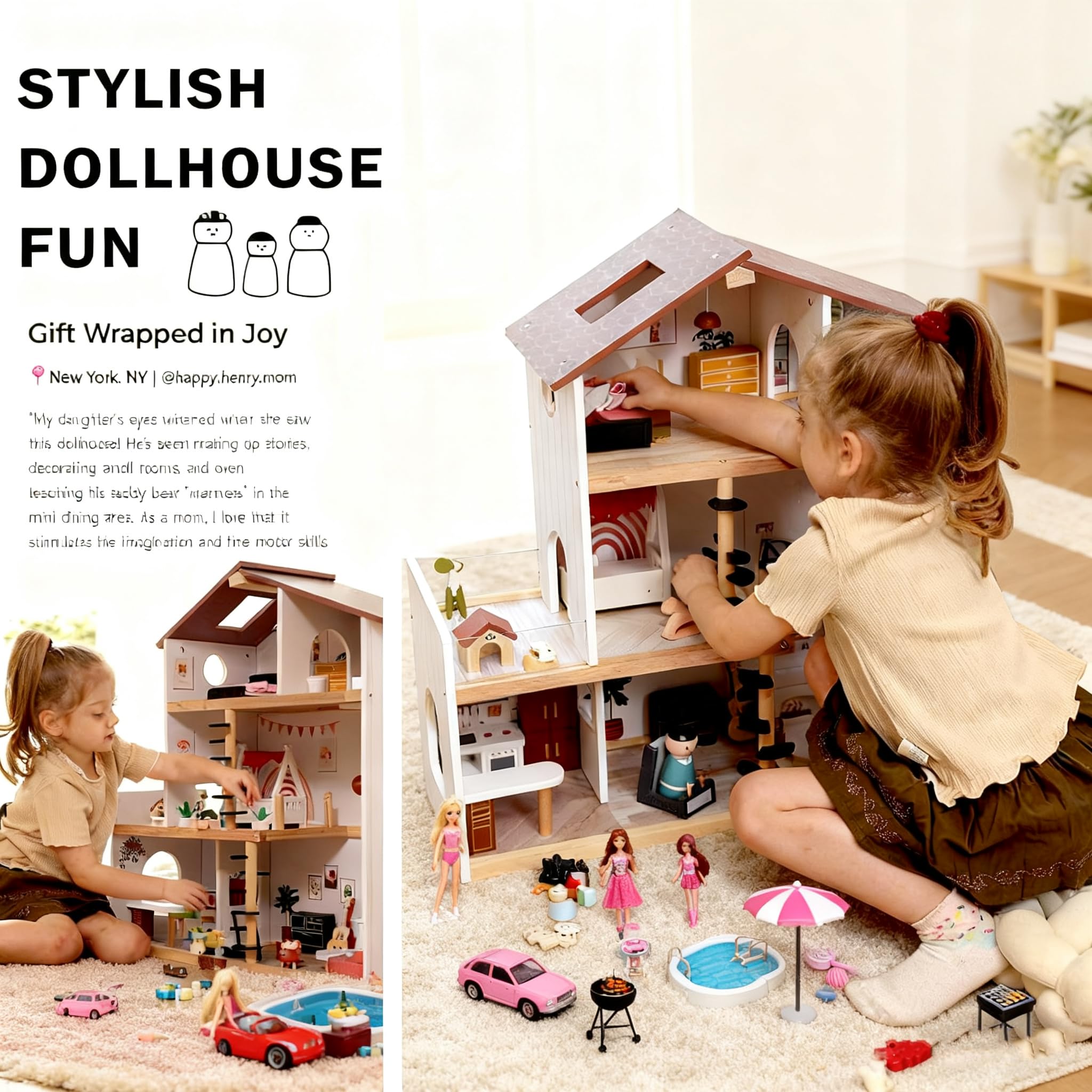 ZippyZebra durable wood construction for long-lasting use