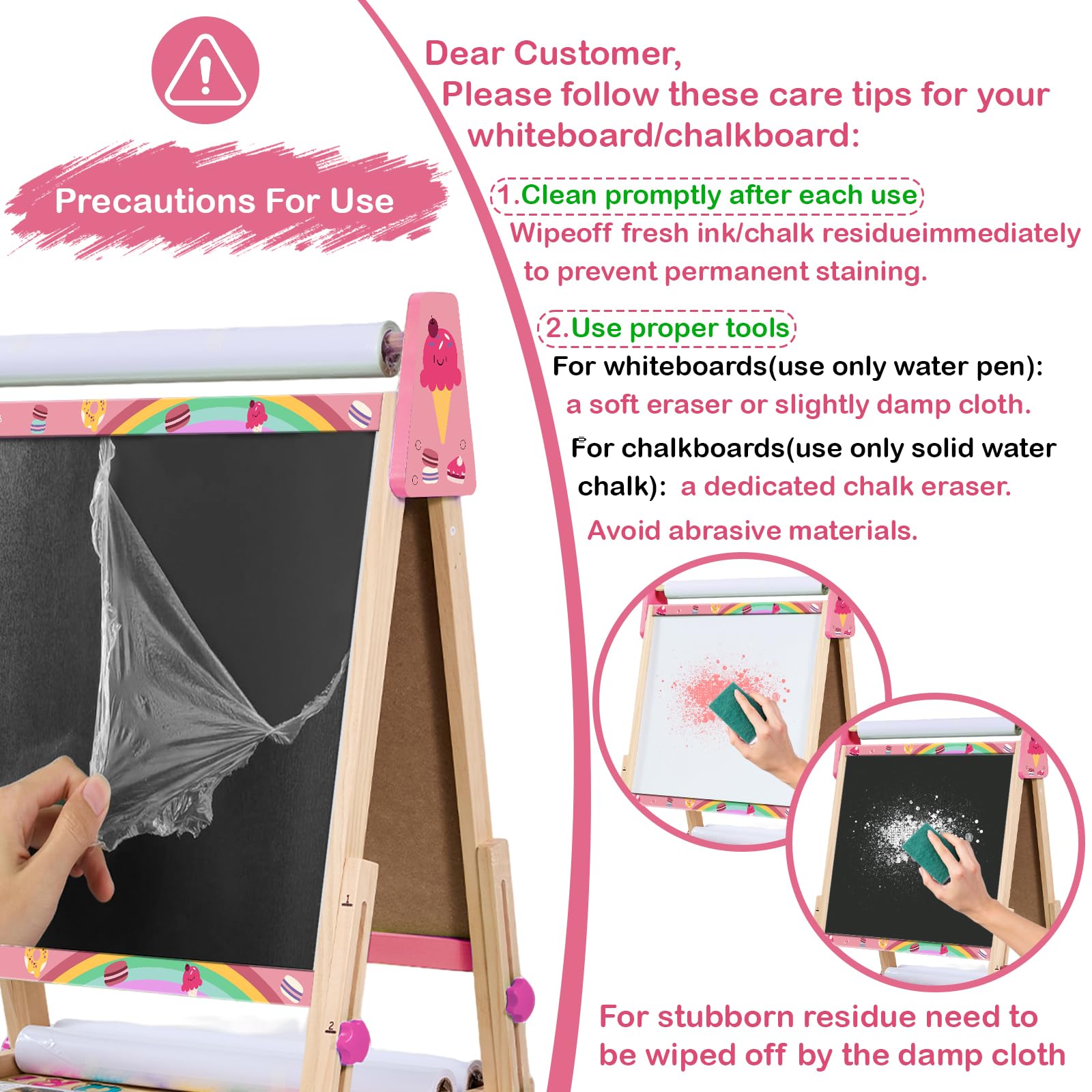 ZippyZebra easel ready-to-use with near-assembled setup for quick creativity.