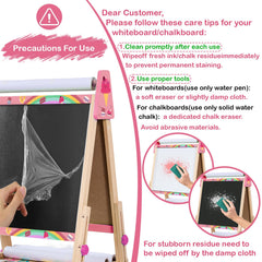 ZippyZebra easel ready-to-use with near-assembled setup for quick creativity.