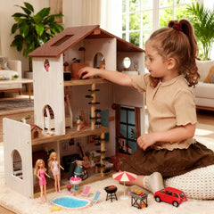 ZippyZebra living room interior encourages pretend-family gatherings