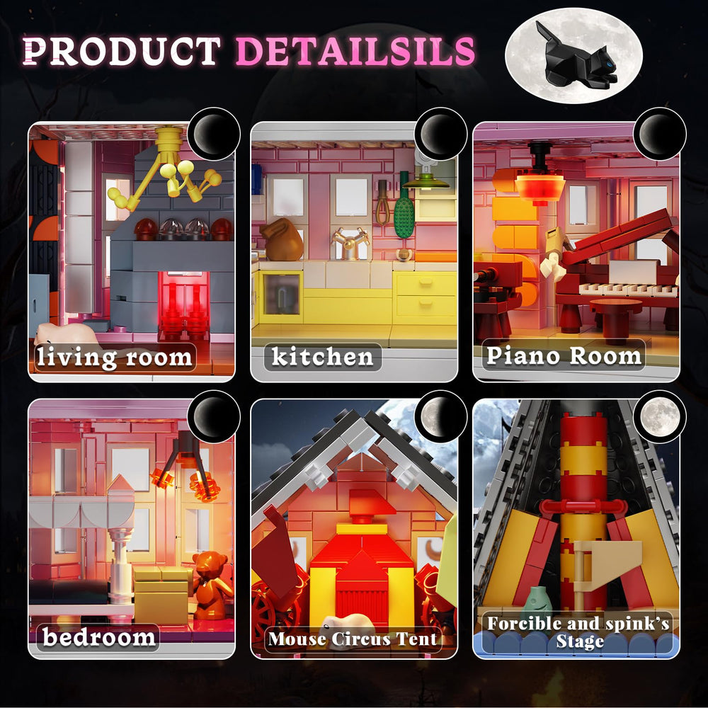 ZIQILIGHTING Lighting kit creates warm Halloween ambience for cozy gatherings.