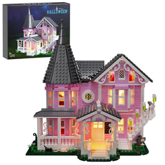 ZIQILIGHTING Pink Palace exterior design highlights vivid color and ornate details for display.