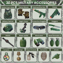 ZIRSENG helmet completing the soldier look for kids