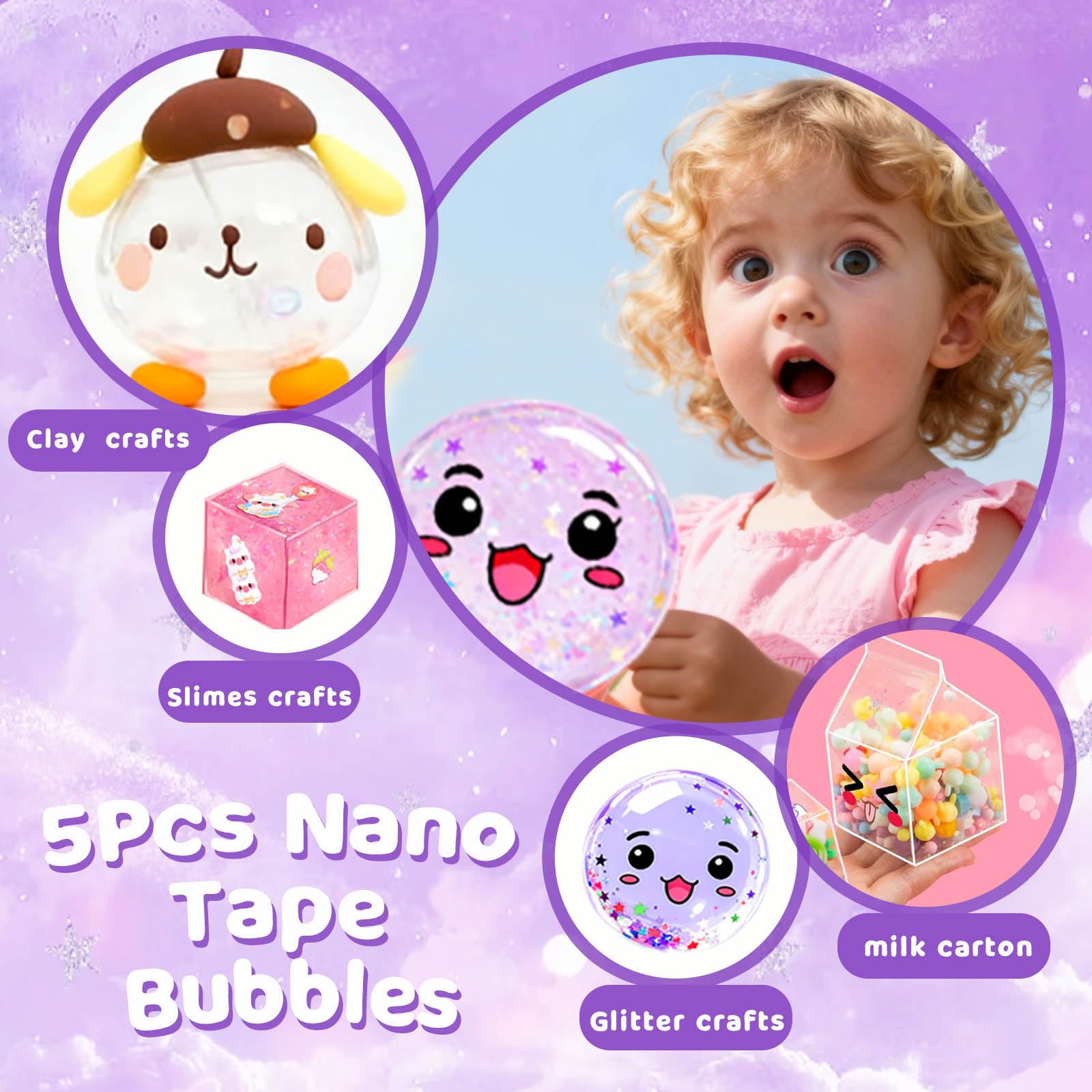 ZiZa Nano Tape is kid-friendly and non-toxic for safe play.