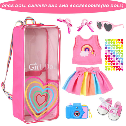 ZITA ELEMENT pink bow hair ties for dolls, secure and adorable styling accessory.