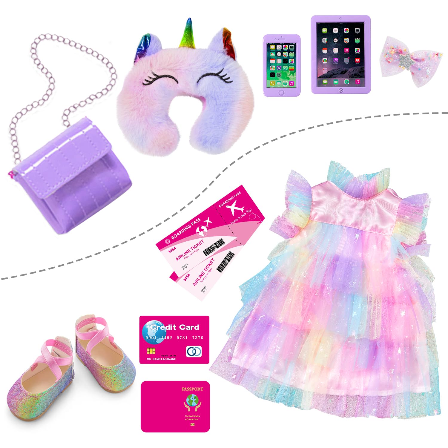 Zita Element 18inch doll cell phone for roleplay communication